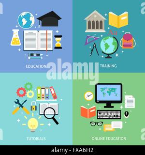 Concept de l'éducation d'affaires Illustration de Vecteur