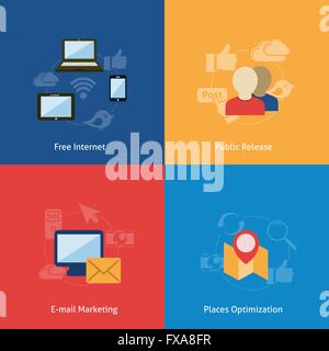 Série de télévision compositin Illustration de Vecteur