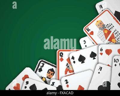 Des cartes à jouer historique Illustration de Vecteur