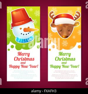 Vertical banner Noël Illustration de Vecteur