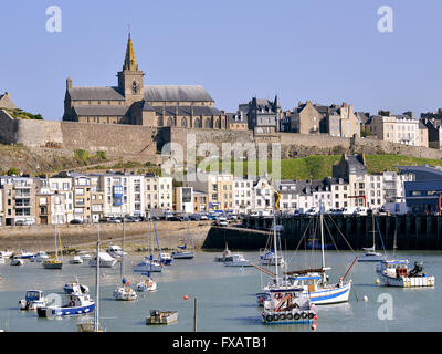 Port de Granville en France Banque D'Images