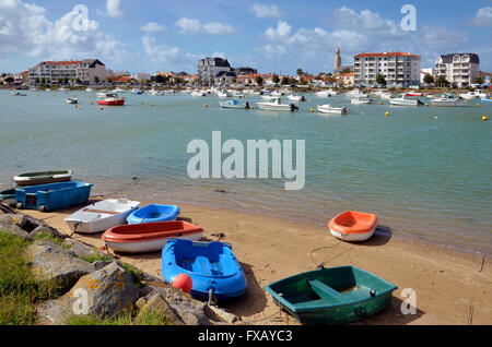 Port de Saint-Gilles-Croix-de-vie en France Banque D'Images