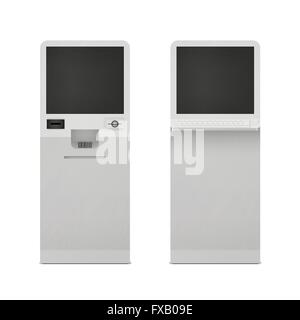 Jeu de la borne d'information Illustration de Vecteur