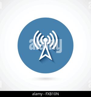 Isolés l'icône wi-fi Illustration de Vecteur