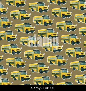 autobus scolaire Illustration de Vecteur