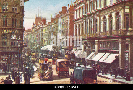 Cheapside, Londres, Angleterre vers 1905 Banque D'Images