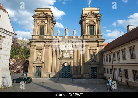 Tombeau de la famille Dietrichstein, monument culturel, construit à l'origine qu'une copie de la Sainte Maison de Lorette. Mikulov en République Tchèque Banque D'Images