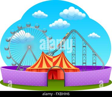 Partie d'Amusement Concept Illustration de Vecteur