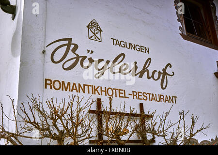 Hotel Boglerhof, Alpbach, via Brixlegg, Tyrol, Autriche. Banque D'Images