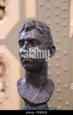 Lucien Schnegg (1867-1909). Sculpteur. Autoportrait, 1912. Musée d'Orsay. Paris. La France. Banque D'Images