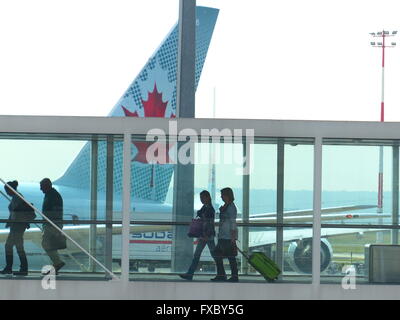 Air Canada à l'aéroport international Charles de Gaulle Banque D'Images