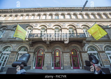 Wuppertal, Allemagne. 14 avr, 2016. La Heydt Museum à Wuppertal, Allemagne, 14 avril 2016. Photo : MAJA HITIJ/dpa/Alamy Live News Banque D'Images