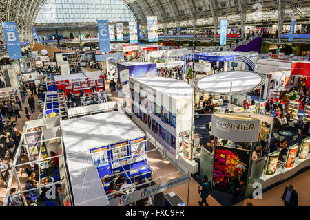 Londres, Royaume-Uni. 13 avr, 2016. La foire du livre de Londres, Kensington Olympia (Londres) ; 13 Avril 2016 Crédit : Antonio Pagano/Alamy Live News Banque D'Images