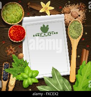 Livre sur fond de bois Illustration de Vecteur