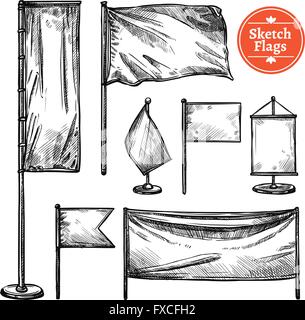 Croquis dessinés à la main, des indicateurs spécifiés Illustration de Vecteur