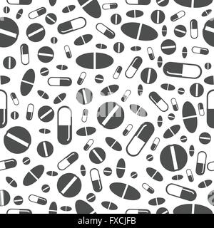 Modèle intégré de la pharmacie Illustration de Vecteur