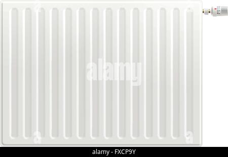 Radiateur Chauffage réaliste Illustration de Vecteur