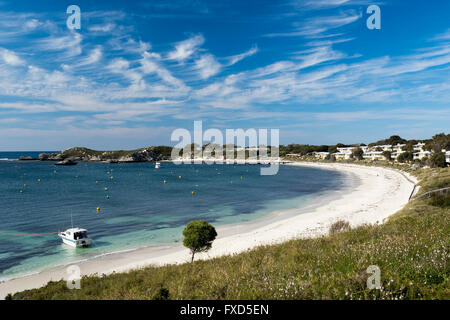 Geordie Bay, île de Rottnest (Wadjemup) une île au large de la côte ouest de l'Australie 18k à l'ouest de Freemantle Banque D'Images