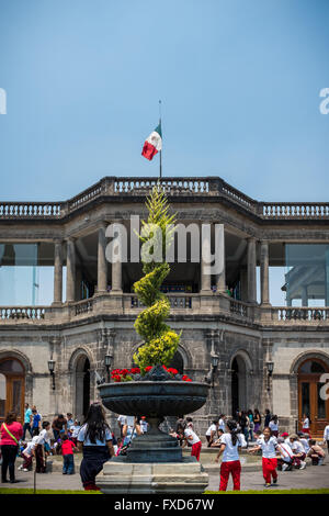 Museo Nacional de Historia de Castillo de Chapultepec à Mexico Banque D'Images