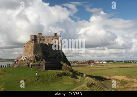 Château de Lindisfarne Banque D'Images