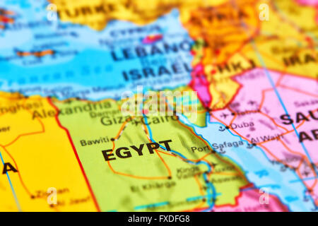 L Egypte Sur La Carte De L Afrique Photo Stock Alamy