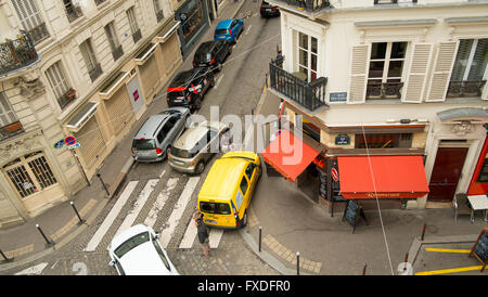 Circulation dans Paris Banque D'Images