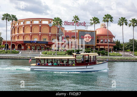 Le Hard Rock Cafe Live Entertainment Complex et magasin de souvenirs Shop Universal Studios Orlando en Floride Banque D'Images