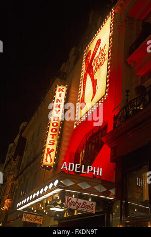 Kinky Boots the musical à l'Adelphi Theatre de Londres, Angleterre Banque D'Images