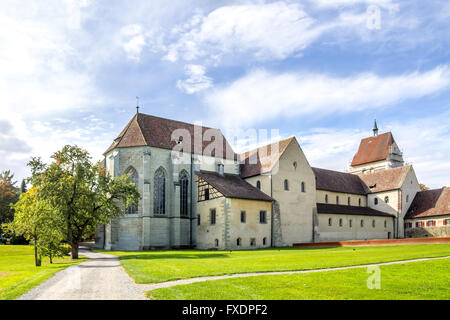 Sankt Peter et Paul, l'abbaye de l'île de Reichenau, Reichenau-Niederzell, Banque D'Images