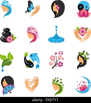 Beauty Icons Set Illustration de Vecteur