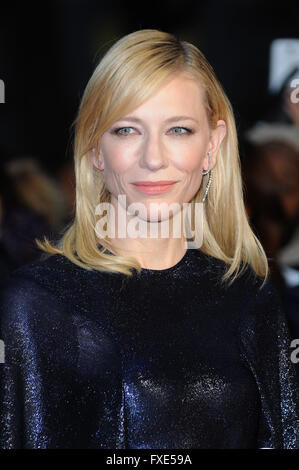 Cate Blanchett assiste à la 59e BFI London Film Festival Projection de Gala Amex de Carol à Odéon Leicester Square à Londres. © Paul Treadway Banque D'Images