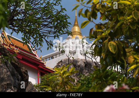 Wat Prayoon Turtle Mountain Bangkok Thaïlande Banque D'Images