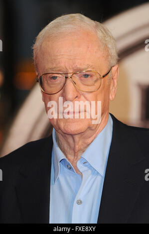 Michael Caine assiste à la première UK de la dernière sorcière Hunter à l'Empire Leicester Square à Londres, en Angleterre. 19 Octobre 2015 © Paul Treadway Banque D'Images