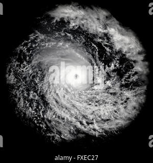 Avis de tempête à l'échelle mondiale à partir de l'espace. Éléments de cette image fournie par la NASA Banque D'Images