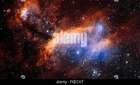 Background image 5k a été faite par Hubble Banque D'Images