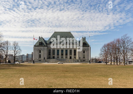 Édifice de la Cour suprême du Canada à Ottawa Banque D'Images