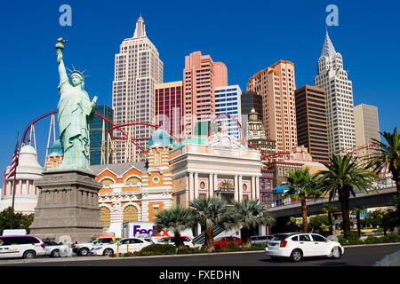 New York New York à Las Vegas Banque D'Images