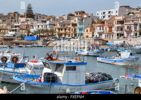 Marinella di Selinunte, Castelvetrano, Sicile, Italie Banque D'Images