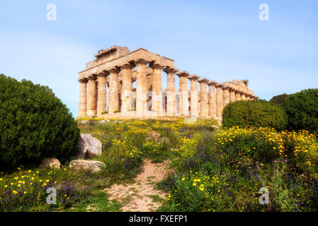 Selinunte, Castelvetrano, Sicile, Italie Banque D'Images