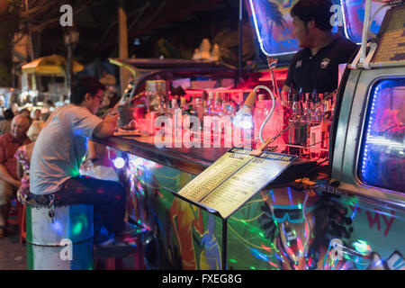 Mobile bar Thaïlande Bangkok Banglamphu Banque D'Images