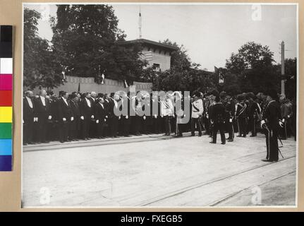 Reise von Franz Joseph I., Kaiser von Österreich, durch jordanien 30.5.1910 - 3.6.1910 Banque D'Images