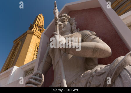 Wat Bowonniwet Thaïlande Bangkok Banglamphu Banque D'Images