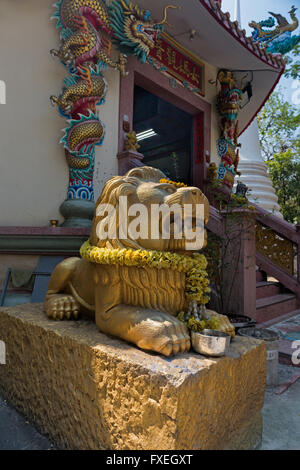 Sanctuaire chinois au Wat Chana Songkhram Thaïlande Bangkok Banglamphu Banque D'Images