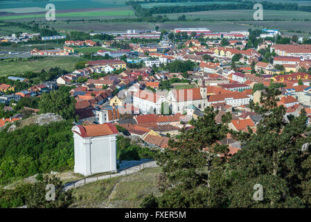 La station de chemin de croix sur la Montagne Sainte (Svaty Kopecek) à Mikulov ville, la région de Moravie en République Tchèque Banque D'Images