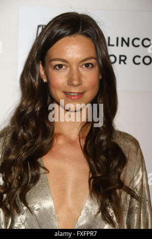 14 avril 2016 - New York, New York, États-Unis - actrice, réalisatrice Kate Maberly assiste à la première de 'NY le marteau et l'Enclume' qui s'est tenue au cours de la 2016 Tribeca Film Festival at John Zuccotti Theatre au CCMB. (Crédit Image : © Kaszerman ZUMA Nancy via le fil) Banque D'Images