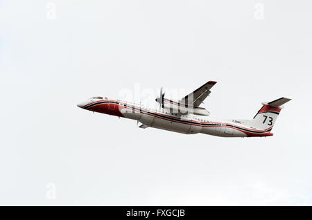 DASH 8 de la Sécurité Civile Française Banque D'Images