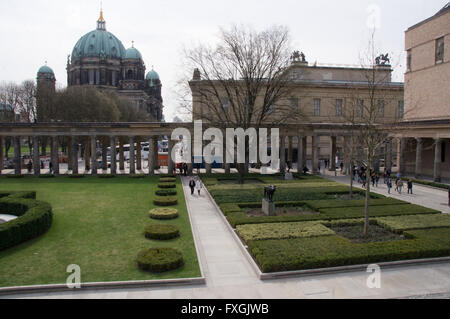 Bode-Museum Park et à l'arrière-plan Banque D'Images