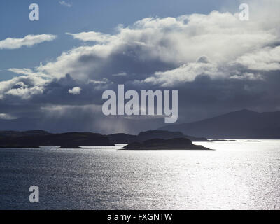 Le Loch Linnhe près de Galway sur la côte ouest de l'Ecosse Banque D'Images