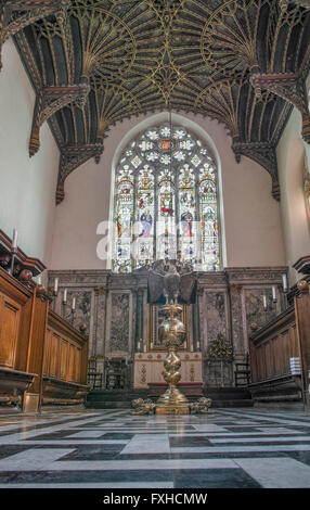 Chapelle au Brasenose College (fondé en 1509), de l'université d'Oxford, en Angleterre. Banque D'Images