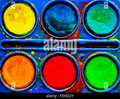 Les peintures pour enfants Banque D'Images